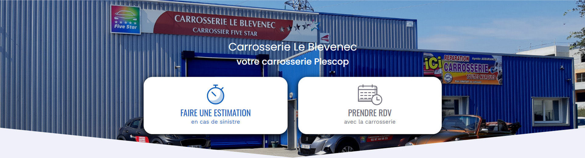 Carrosserie à Plescop